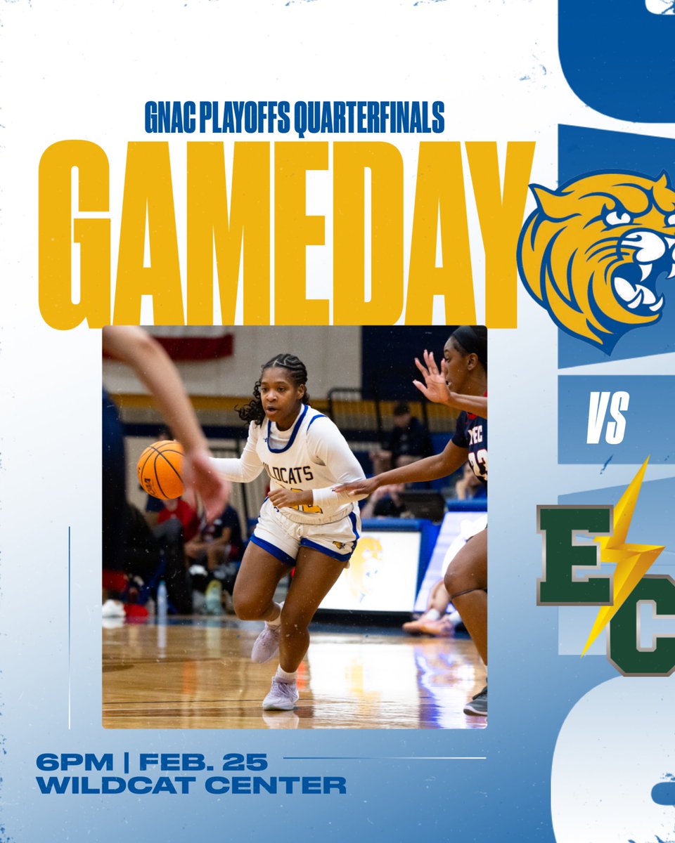 PLAYOFF GAMEDAY!!! 6:00 at the Wildcat Center!! 💙💛