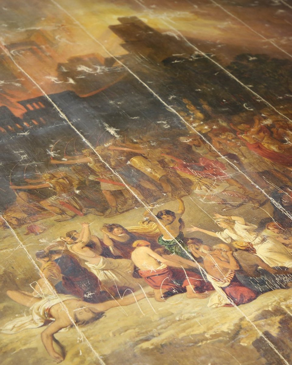 Una obra de arte buscada por más de 60 años fue encontrada en el <a href="/museodelaplata/">Museo de La Plata</a> 🖼️

<a href="/AmbKirstyHayes/">Kirsty Hayes</a> 🇬🇧 visitó esta institución para ver el óleo sobre lienzo del artista David Roberts 🏴󠁧󠁢󠁳󠁣󠁴󠁿, "The Siege and Destruction of Jerusalem by the Romans Under the Command of Titus” (1849).