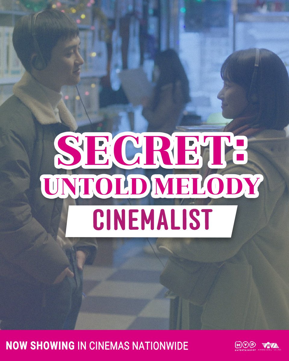 VIVA_Intl's tweet photo. Experience the harmony of love in cinemas! 

Watch 'SECRET: UNTOLD MELODY' Now Showing in Philippine Cinemas. 

#SecretUntoldMelodyPH #DohKyungsoo #WonJinah #KMovie https://t.co/uLgzLUAk6z