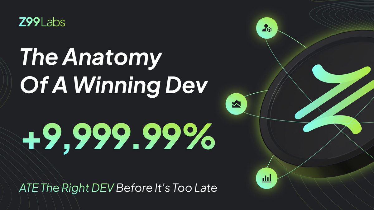 🌕 The Anatomy of a Winning DEV

Not all DEVs are built the same. Some create game-changing plays, others just farm exit liquidity. #Z99Labs helps you track the real builders with:

🎯 Project History – How many tokens have they launched? What’s their best ATH?
💰 Follow the