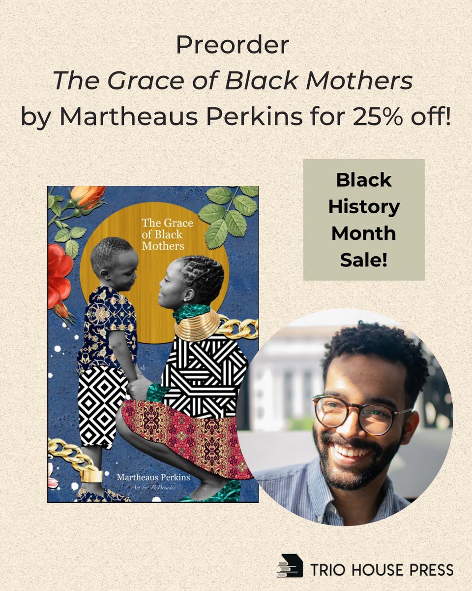 triohousepress's tweet image. @martheaus formal play and aesthetic daring, social critique and political engagement, and assured skill and fearlessness at going where these poems must go herald an important new talent! —John Keene

25% off preorders for three more days!

triohousepress.myshopify.com/products/pre-o…