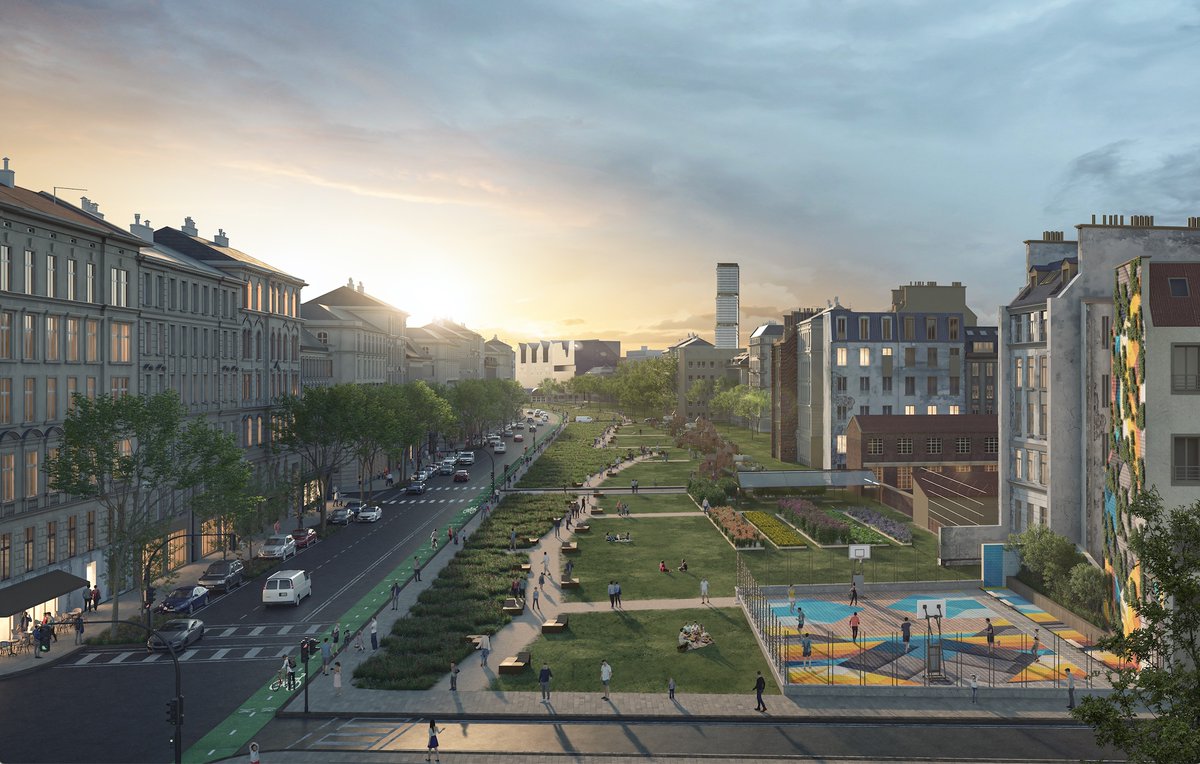 Merci pour la 1ère étape de l'apaisement de la rue de Rome lancé! N'oubliez pas de voter pour les arbres côté bâtiments de la rue : ils constitueront un ilot de fraicheur bienvenu pour les passants et les habitants 💚💚💚💚voter : mairie17.paris.fr/pages/en-cours…