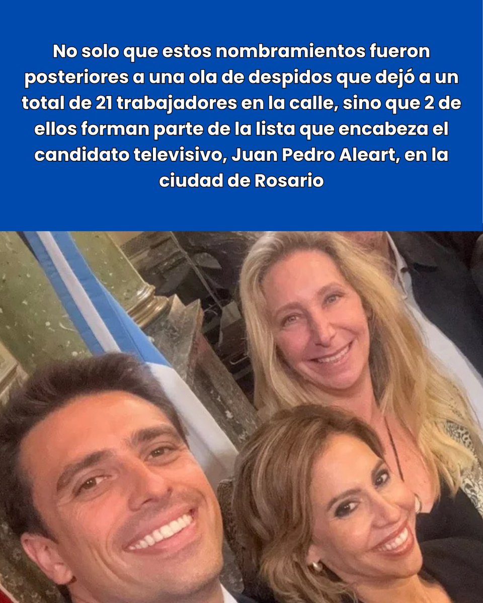 PaulitaSague's tweet photo. 🫣💸LA CASTA TIENE PUESTO

👀En el día de ayer se dio a conocer que, de la lista a precandidatos a concejales de la Libertad Avanza liderados por el periodista Juan Pedro Aleart, al menos dos de sus integrantes consiguieron un puesto como empleo público en el PAMI. https://t.co/HuqoimbQt5