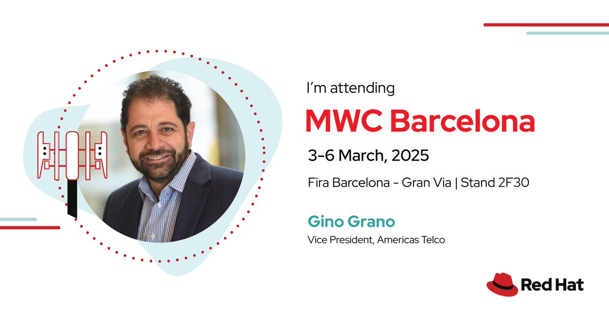 Thrilled to join the excitement at #MWC25 Barcelona! If you're there too, let's connect and delve into the latest #AI, #Telco, and #Cloud trends. Request a meeting with me here: red.ht/4hc62c9