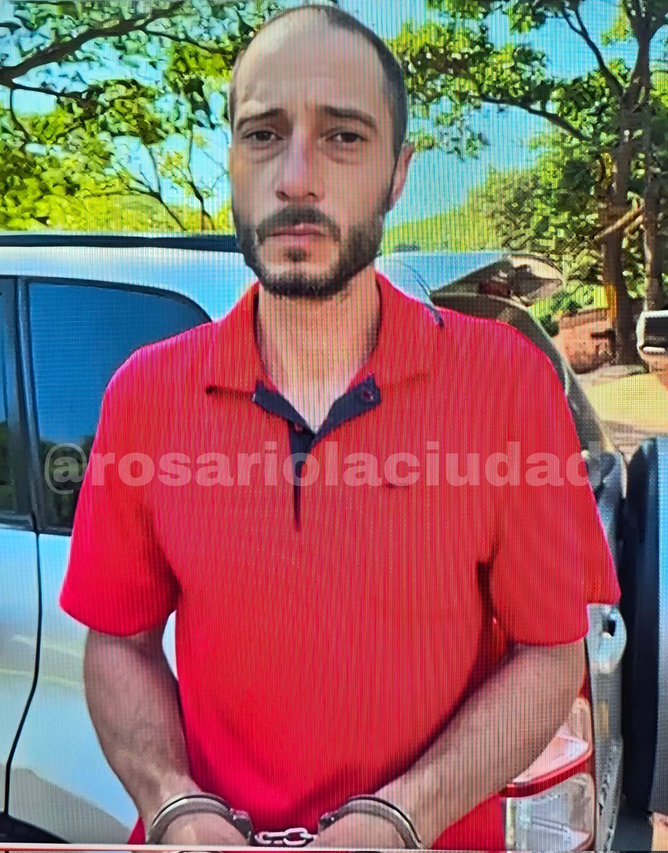 Rosariociudadok's tweet image. #URGENTE 
Imagen de hoy, DAMIAN REIFENSTUEL al momento de la detención