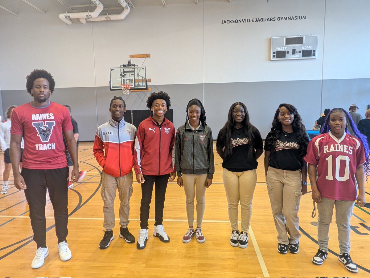From <a href="/RainesVikings/">William Raines High</a>: King Massey, Owen Kaye, Bryson Lewis, Maleah Smothers, Erica Kilpatrick, Amari Tookes and Adrianne Jerido.