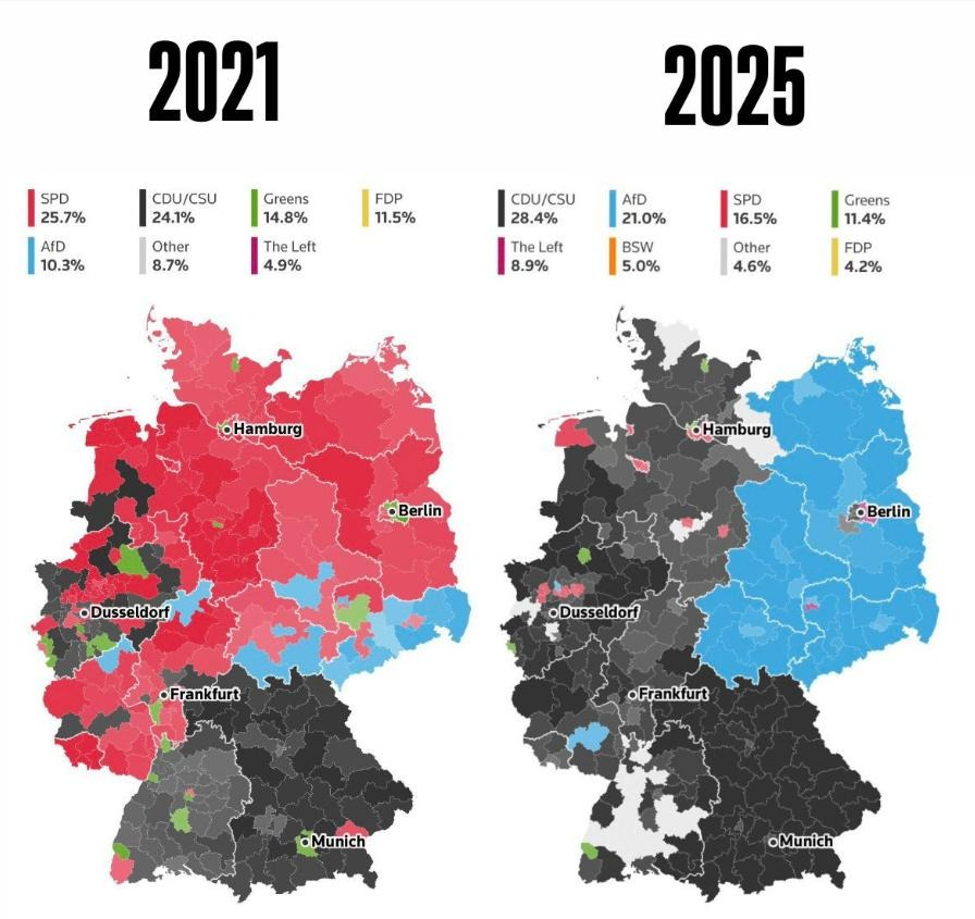 Fh_Homm's tweet photo. 2021 vs. 2025 — Zahlen sind tausendmal ehrlicher als die Versprechen der Politiker.
#Wahl2025 #ZahlenStattLügen #FaktenÜberPhrasen
#Wirtschaftskollaps #Inflation #Politikversagen #EU
#DeutschlandBrennt https://t.co/OMcQKHF9Fw