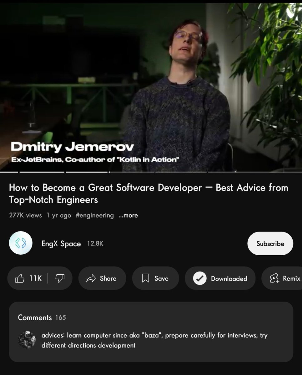 _devJNS's tweet image. A video that&apos;ll make you a better developer -#3 🤍