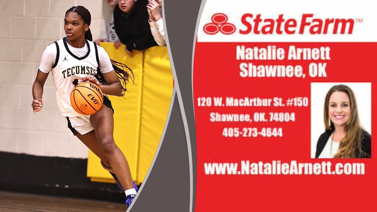 Q&amp;A with Tecumseh’s JaNya Bruner - Presented by Natalie Arnett - State Farm Insurance Agent

shawneesportszone.com/2025/02/25/qa-… #okpreps