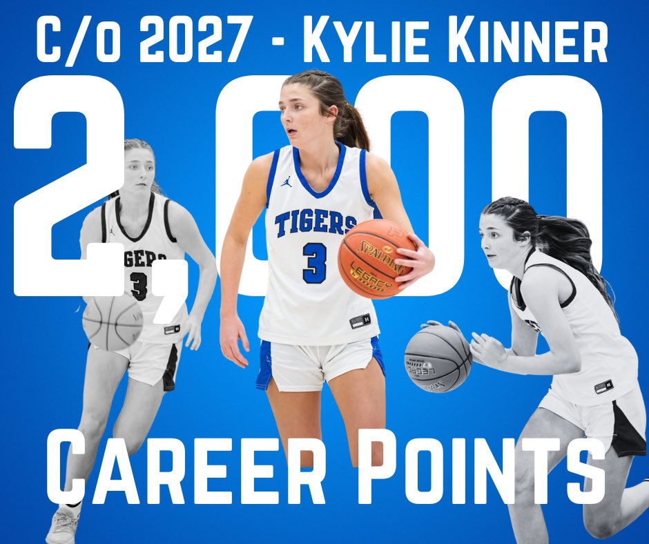 Congratulations <a href="/KylieKinner/">Kylie Kinner</a> on 2000 as a sophomore!