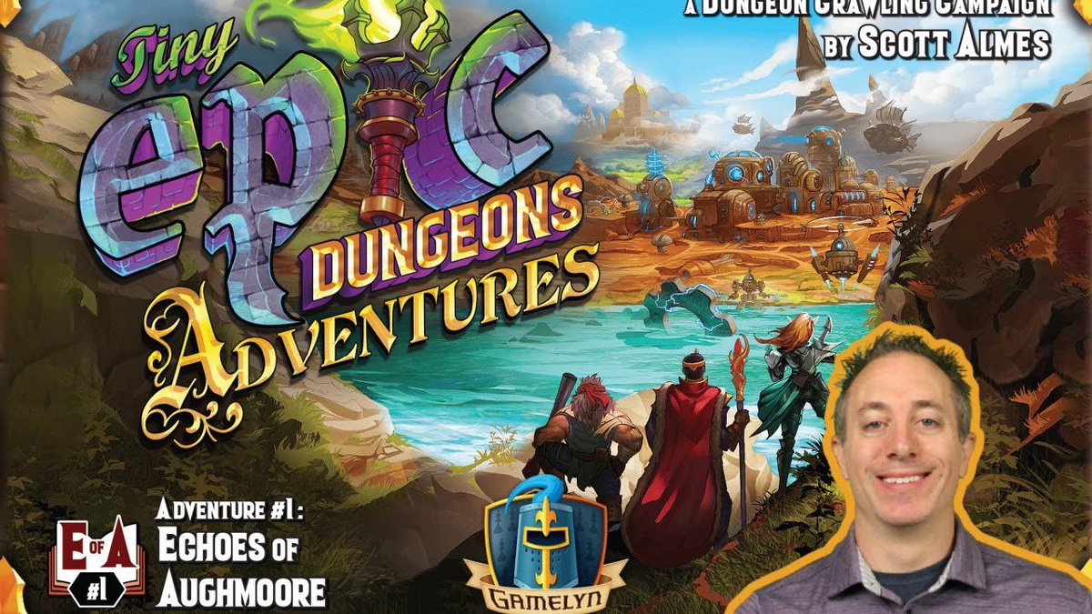 My preview of Tiny Epic Dungeons Adventures which is is a campaign style dungeon crawler using the core rule system of the original Tiny Epic Dungeons with many of the assets being interchangeable with the original game. 
youtu.be/xtjuQnzmVfM <a href="/Gamelyn_Games/">Gamelyn Games</a>