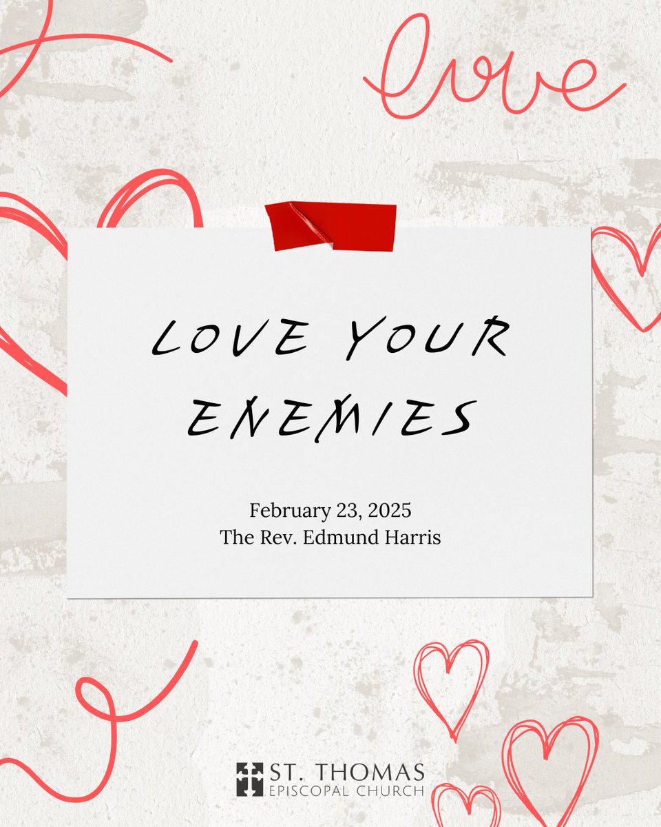 stthomasmedina's tweet photo. Watch Sunday's Sermon: "Love Your Enemies" 

The Rev. Edmund Harris preached on "Love Your Enemies", exploring Jesus' powerful call.

Watch the full sermon here: https://t.co/YQO8rgopIo

#LoveYourEnemies #StThomasMedina #SundaySermon #Medina #Seattle #Bellevue #Church #Episcopal https://t.co/bQ3dip9iCb