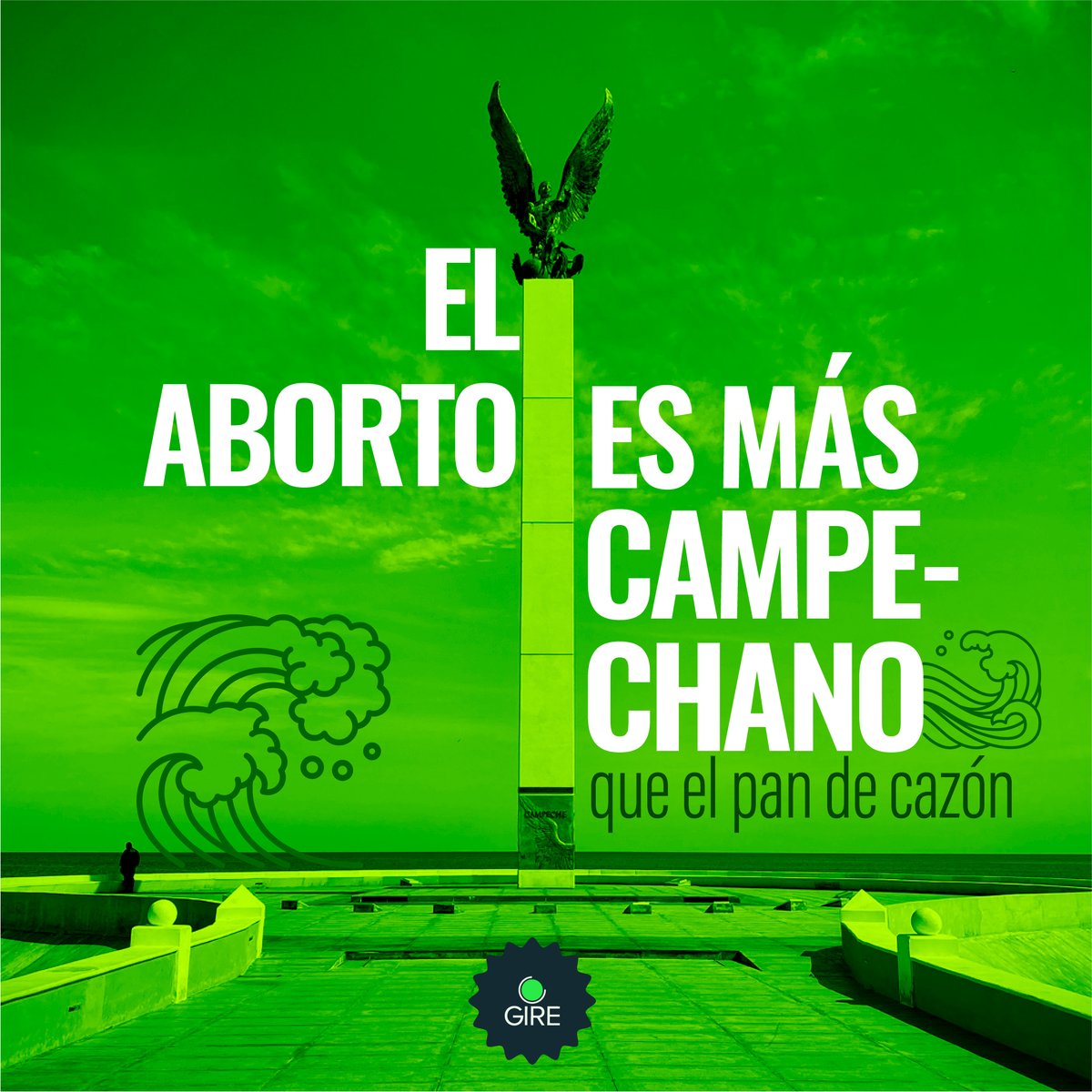 Lindo amanecer para la justicia reproductiva: ¡Campeche tiene aborto legal! 🌊💚🔥 

#AbortoLegalCampeche #QueSubaLaMarea #JusticiaReproductiva