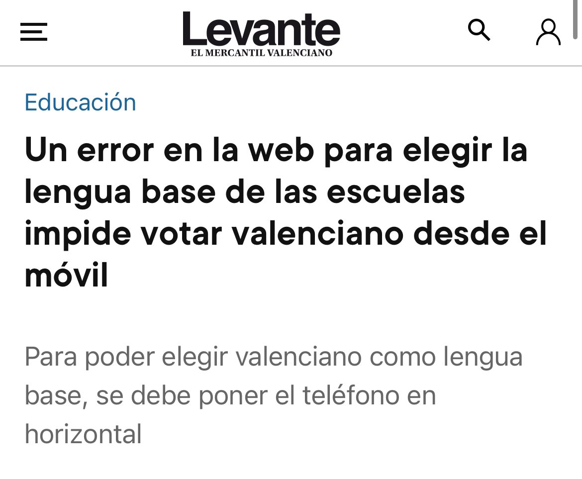 “Un error”.