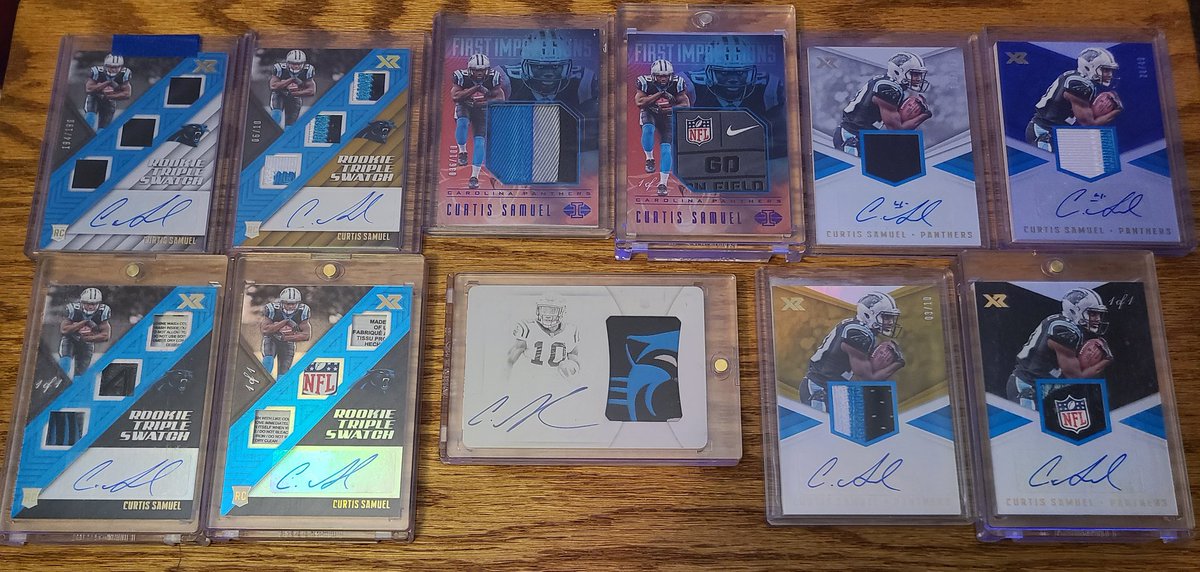 Some Curtis Samuel stuff I'll be moving away from. If you're interested or know someone interested, LMK!