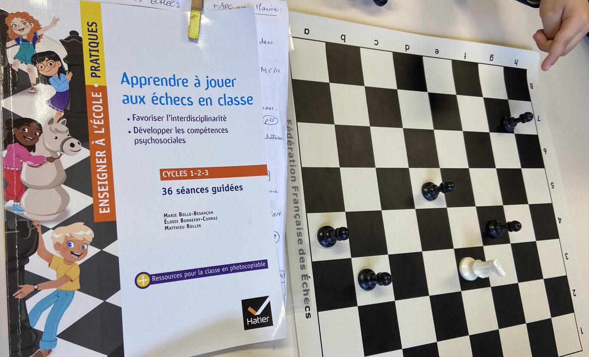 Bellanger stéphanie (@s_bella74) on Twitter photo Les élèves apprennent le déplacement de la dernière pièce du jeu d’ #Echecs pour cette période 4: le cavalier 🐴
Cc <a href="/ebc974/">Élo B-C 🇷🇪 🐘</a> 👉🏻 Progression suivie avec le manuel Hatier <a href="/HatierRegionSud/">DAUCE FREDERIC</a> <a href="/HatierNordOuest/">Julie Assier 📚🌱😊</a> <a href="/HatierAquitaine/">Patrick Perivier</a>
#cycle1 #maternelle Les élèves apprennent le déplacement de la dernière pièce du jeu d’ #Echecs pour cette période 4: le cavalier 🐴
Cc <a href="/ebc974/">Élo B-C 🇷🇪 🐘</a> 👉🏻 Progression suivie avec le manuel Hatier <a href="/HatierRegionSud/">DAUCE FREDERIC</a> <a href="/HatierNordOuest/">Julie Assier 📚🌱😊</a> <a href="/HatierAquitaine/">Patrick Perivier</a>
#cycle1 #maternelle