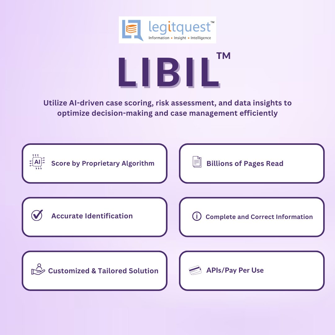 LegitQuestLegal's tweet image. 🔍 Enable Smooth Legal Due Diligence with LIBIL!📜 

From #DueDiligenceReporting to #RiskAssessment, our state-of-the-art #RiskManagementTools equip businesses with accuracy and conformity. ✅

Guarantee accuracy, reduce risks, and lead with #DueDiligence💼