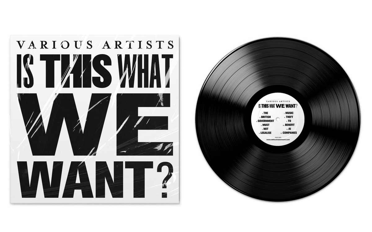 A silent album, but a loud statement. 🔇

Backed by over 1,000 artists, including <a href="/KateBushMusic/">Kate Bush</a>, <a href="/MrWongo/">Billy Ocean</a>, and more, this album shows what’s at risk if AI keeps exploiting creators.
We don’t like the sound of it—do you? Protect artists. Learn more in bio!