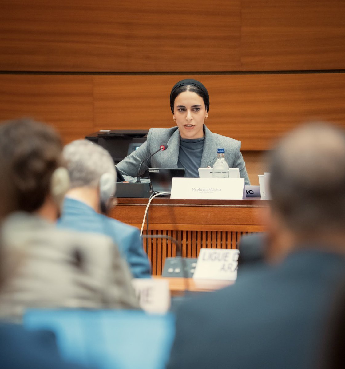 Qatar Mission Geneva (@qatarmission_ge) on Twitter photo أقام الوفد الدائم <a href="/QatarMission_Ge/">Qatar Mission Geneva</a> حدثا جانبيا رفيع المستوى حول "تمكين النساء والفتيات في الرياضة ومن خلالها"، بالتعاون مع <a href="/QF/">Qatar Foundation</a> واللجنة الأولمبية القطرية والمركز الدولي للأمن الرياضي، بحضور سعادة السيدة <a href="/MANAlMisned/">مريم بنت علي المسند</a>، وزير الدولة للتعاون الدولي. سلط الحدث الضوء على التحديات والفرص أقام الوفد الدائم <a href="/QatarMission_Ge/">Qatar Mission Geneva</a> حدثا جانبيا رفيع المستوى حول "تمكين النساء والفتيات في الرياضة ومن خلالها"، بالتعاون مع <a href="/QF/">Qatar Foundation</a> واللجنة الأولمبية القطرية والمركز الدولي للأمن الرياضي، بحضور سعادة السيدة <a href="/MANAlMisned/">مريم بنت علي المسند</a>، وزير الدولة للتعاون الدولي. سلط الحدث الضوء على التحديات والفرص