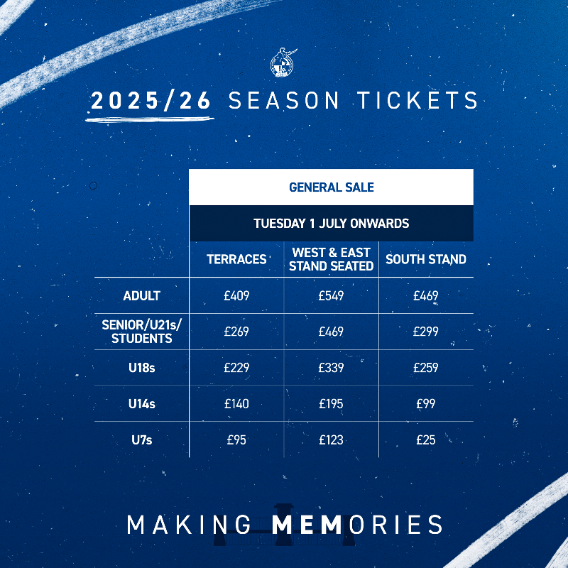 Official_BRFC's tweet photo. Family-friendly. Flexible. Affordable. 

Everything you need to know about our 2025/26 Season Tickets ⬇️