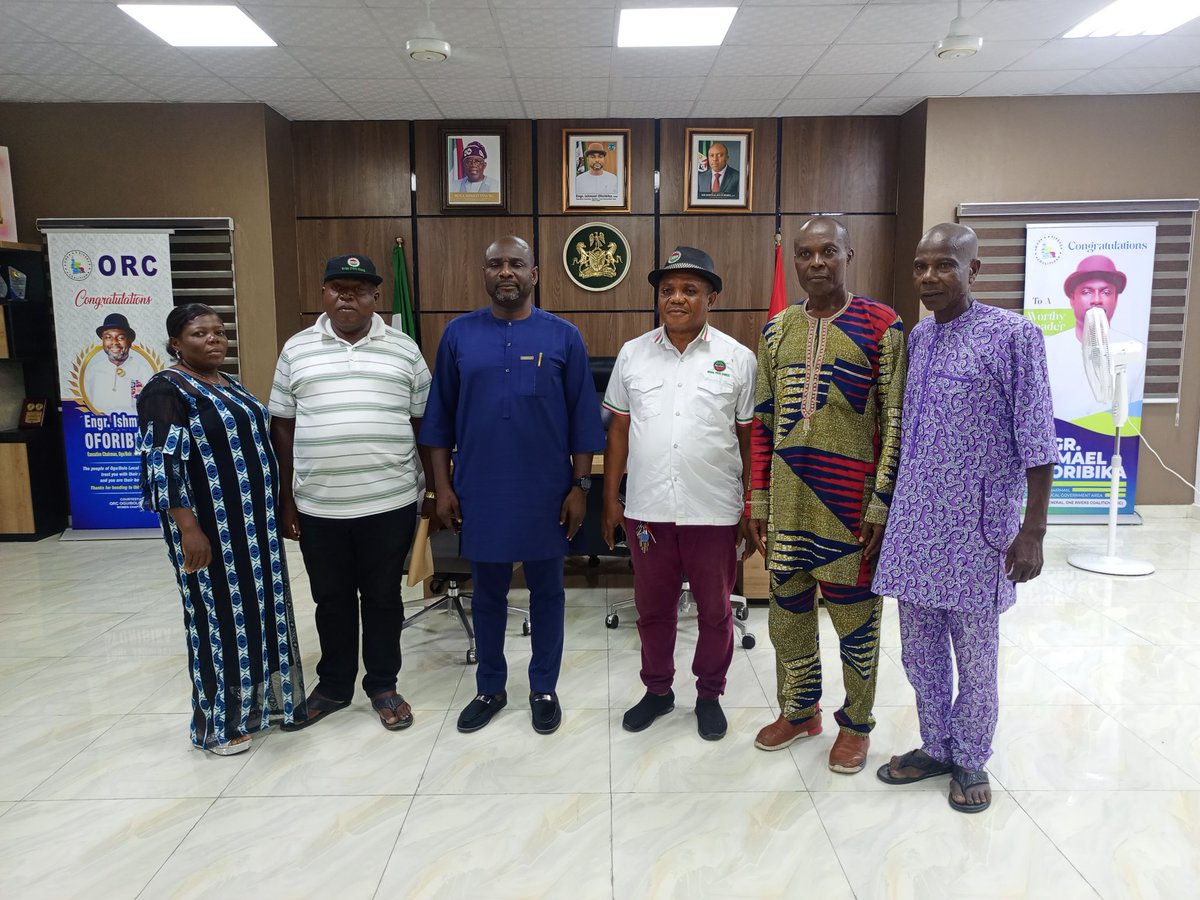 OguBolo's tweet photo. The Ogu/Bolo Chapter of the Nigeria Labour Congress (NLC) commended and applauded Engr. Ishmael Oforibika MNSE for his unwavering commitment to development in the Local Government Area. 

Tuesday 25th February, 2025 https://t.co/XyslTTqxmn