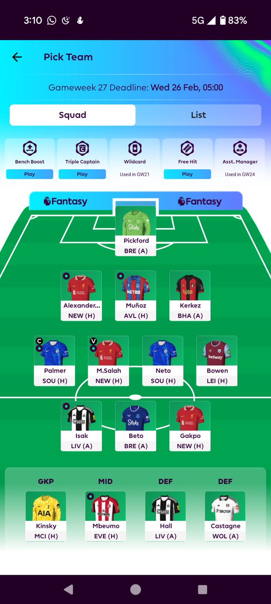 CFCTitan_'s tweet photo. @zackaria01 Bench Isak or Mbeumo? https://t.co/iZhcg8HJWC