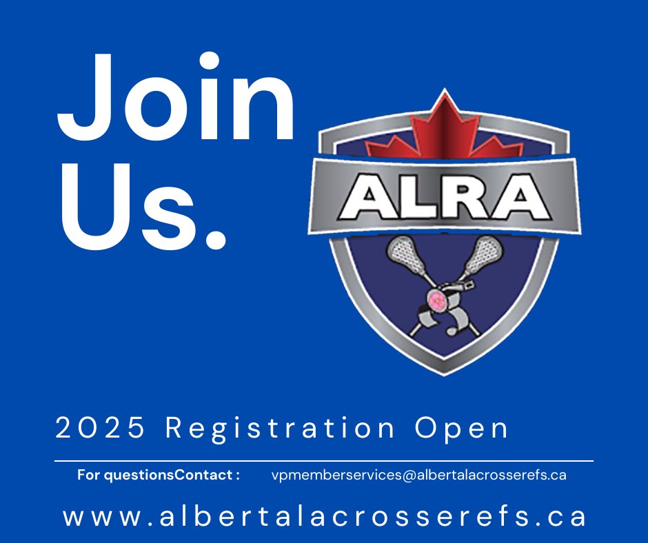 The ALRA has opened registration for the 2025 season with changes to clinic delivery. Please visit our website and read directions carefully as most clinics have changed. If you have any questions please reach out to us and we thank you for your patience.