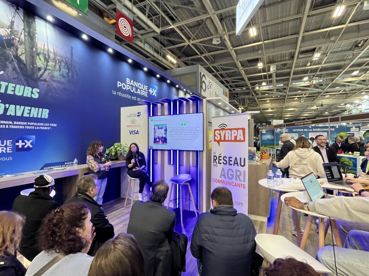 sebastien_evain's tweet image. Atelier sur l’ #IntelligenceArtificielle organisé par le ⁦@SYRPAcom⁩ et animé par ⁦@AdventielSSI⁩ !
🙏 ⁦@Co_Farming⁩ pour votre accueil ! Pour en savoir plus, rendez-vous a la Journée de la Communication Agricole #JCA2025