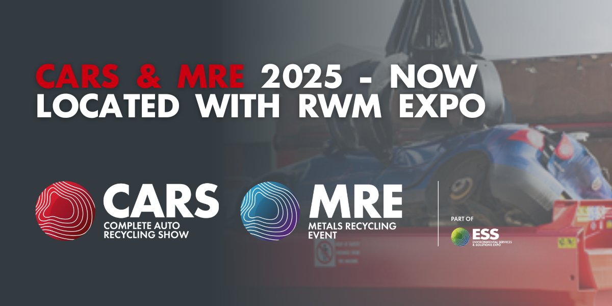 CARS & MRE 2025 | 17-18 September (@cars_mre) on Twitter photo Big news! Complete Auto Recycling Show & Metals Recycling Event are now co-located with @RWM_Expo for 2025! More visitors, live demos, hands-on workshops & top decision-makers in metals & vehicle recycling. Secure your stand now!
hubs.la/Q038cy3d0
<a href="/RWM_Exhibition/">RWM Expo 2025</a> Big news! Complete Auto Recycling Show & Metals Recycling Event are now co-located with @RWM_Expo for 2025! More visitors, live demos, hands-on workshops & top decision-makers in metals & vehicle recycling. Secure your stand now!
hubs.la/Q038cy3d0
<a href="/RWM_Exhibition/">RWM Expo 2025</a>
