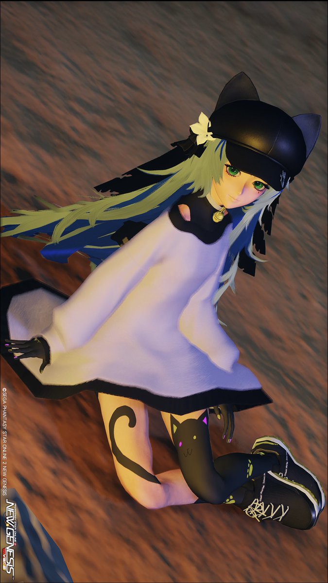verlisus's tweet image. #メンテの日なのでssを貼る
#PSO2男の娘同盟 
#PSO2おとこのこ部 
#PSO2NGS_S︎S 
猫の日は過ぎたけど猫コーデデース♪