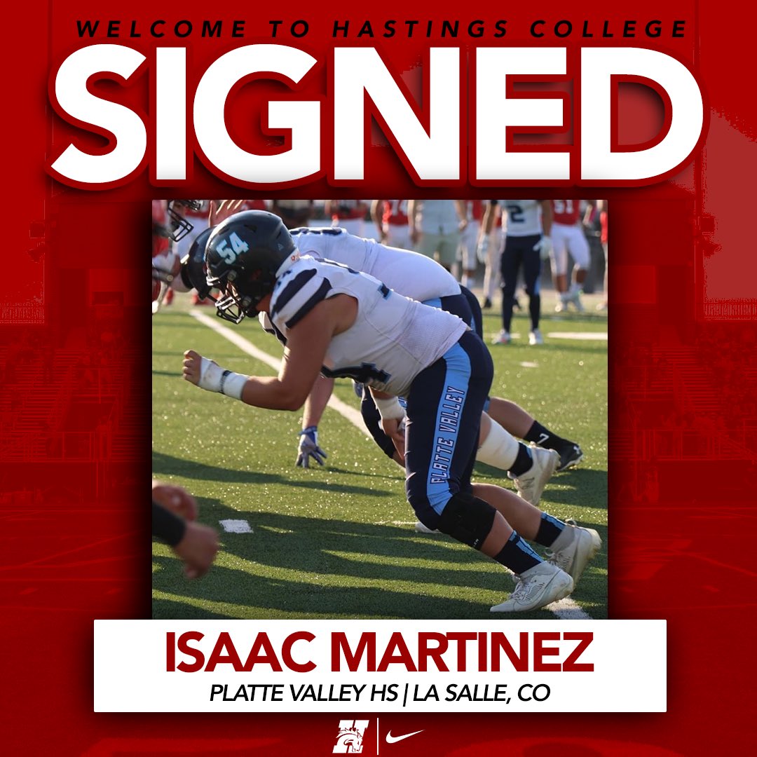 HCBroncoFB's tweet image. ❗️SIGNED❗️
More talent out of Colorado!
Welcome to Hastings College Isaac! It’s A Great Day To Be A Bronco!
#GDTBAB