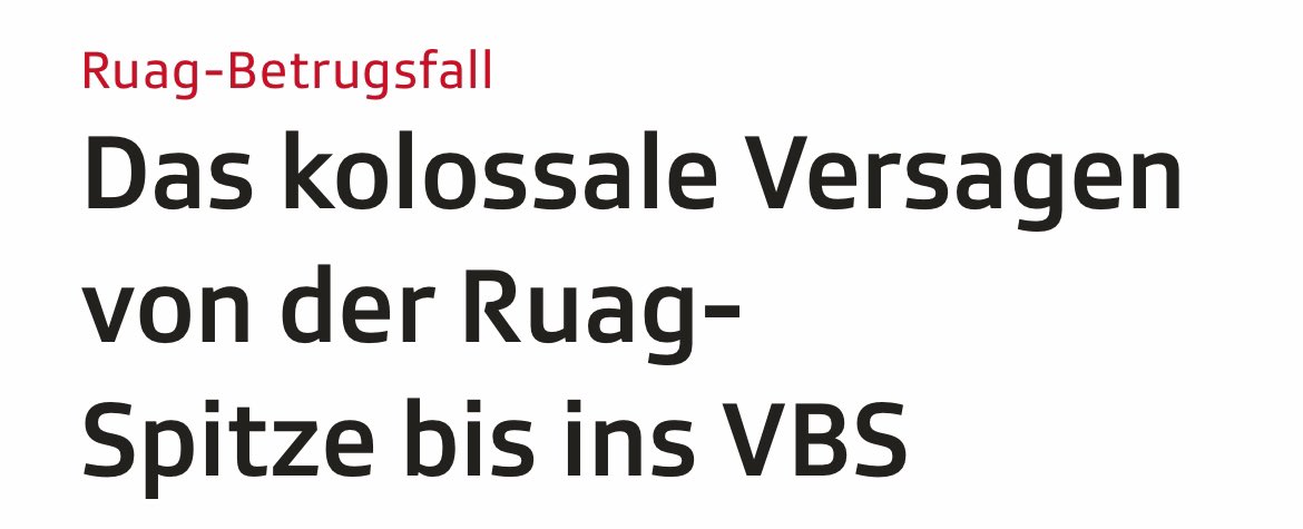 Endlich weiss die RUAG, wie es ist, unter Beschuss zu geraten.