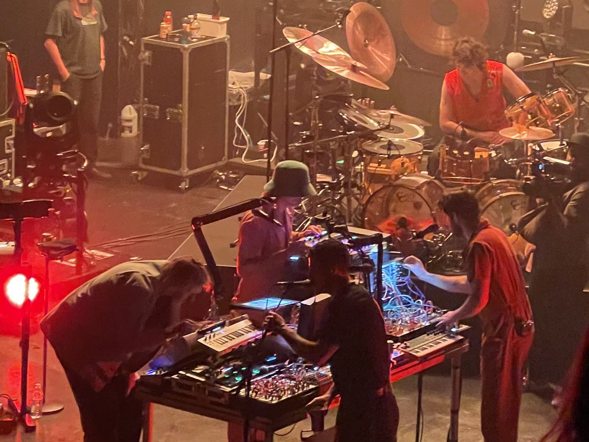 AndyKaufman's tweet photo. Starting the day with the King Gizz rave set from SF—one of my favorites from last year. My view the madness… - King Gizzard &amp; The Lizard Wizard - Live in San Francisco '24
https://t.co/tNTrVXsfNp https://t.co/NxX4zD0kJr