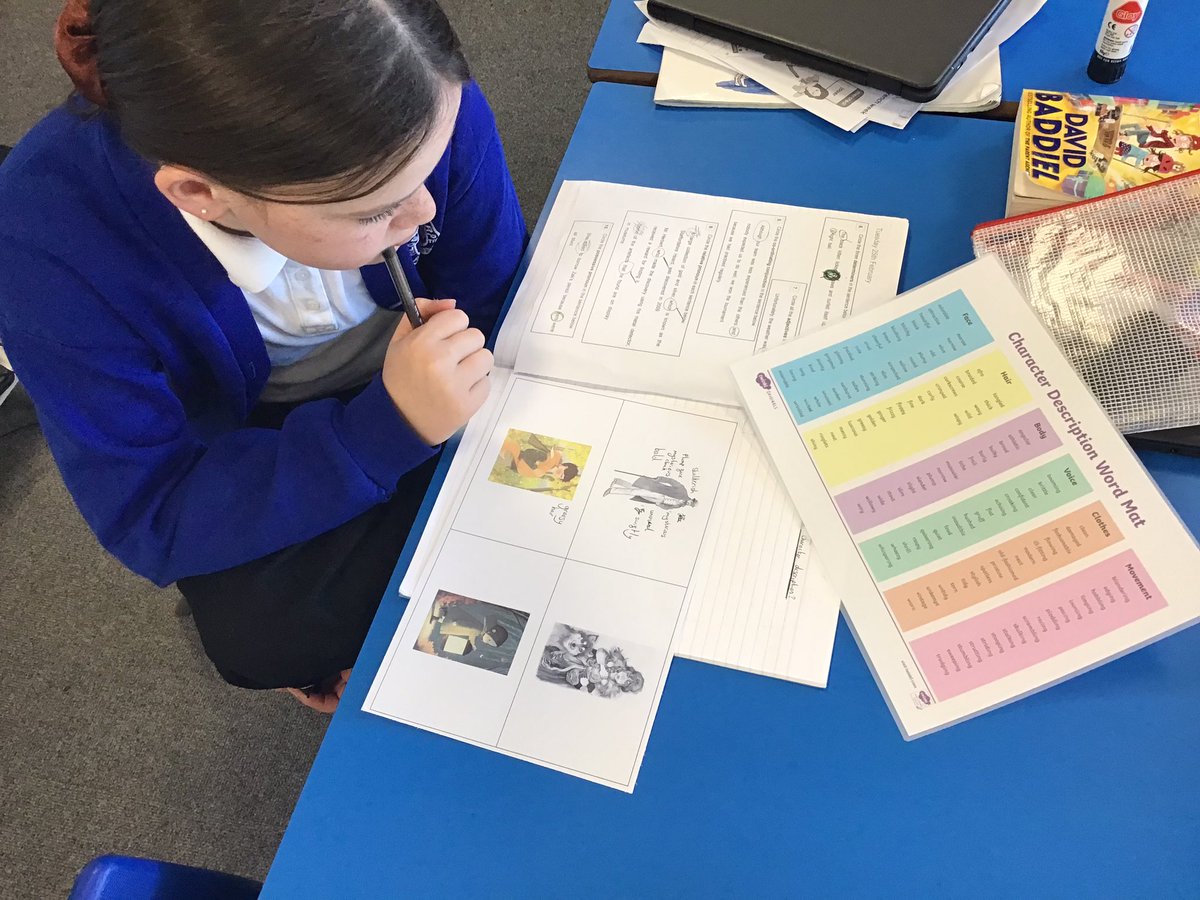 HilderthorpeSch's tweet photo. 6AHR did a great job today finding adjectives and verbs to effectively describe a character and create an atmosphere. #HildEng https://t.co/AYgO05Yx8v