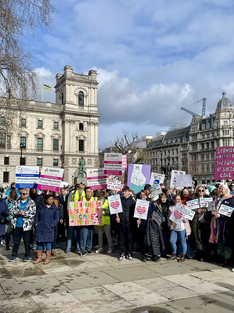 V O D G (@vodgmembership) on Twitter photo Great to see so many VODG members in London today!
Our message was clear - we need the Government to #ValueSocialCare and fully fund the care and support disabled people rely on.
It is not too late for <a href="/hmtreasury/">HM Treasury</a> to act. Inaction will cost much more!
#StrongerTogether #ENICs Great to see so many VODG members in London today!
Our message was clear - we need the Government to #ValueSocialCare and fully fund the care and support disabled people rely on.
It is not too late for <a href="/hmtreasury/">HM Treasury</a> to act. Inaction will cost much more!
#StrongerTogether #ENICs