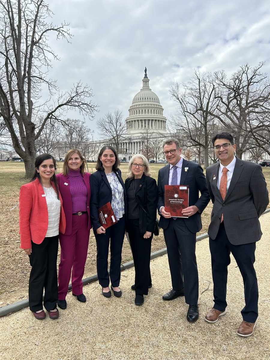 ASH is on Capitol Hill today with  government affairs committee advocating for NIH research funding, and the sickle cell comprehensive care act <a href="/DiannaSHoward/">Dianna S Howard</a> <a href="/b_avalos_MD/">Belinda Avalos, MD</a> <a href="/anemwaheed/">Anem</a> <a href="/BartScott8/">Bart Scott</a>