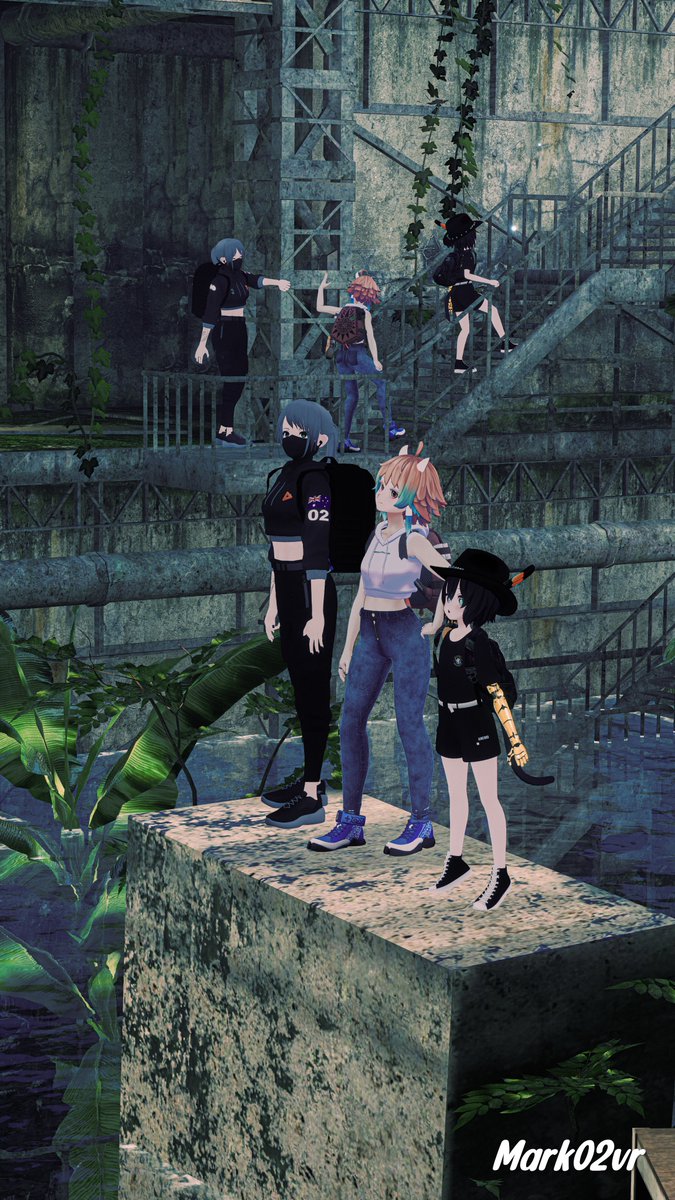 Mark02vr's tweet photo. Time Watchers 2-3

World : 時の残響－Echoes of Time
By HANI․

#VRChat #photography https://t.co/WFm3CI3Etv