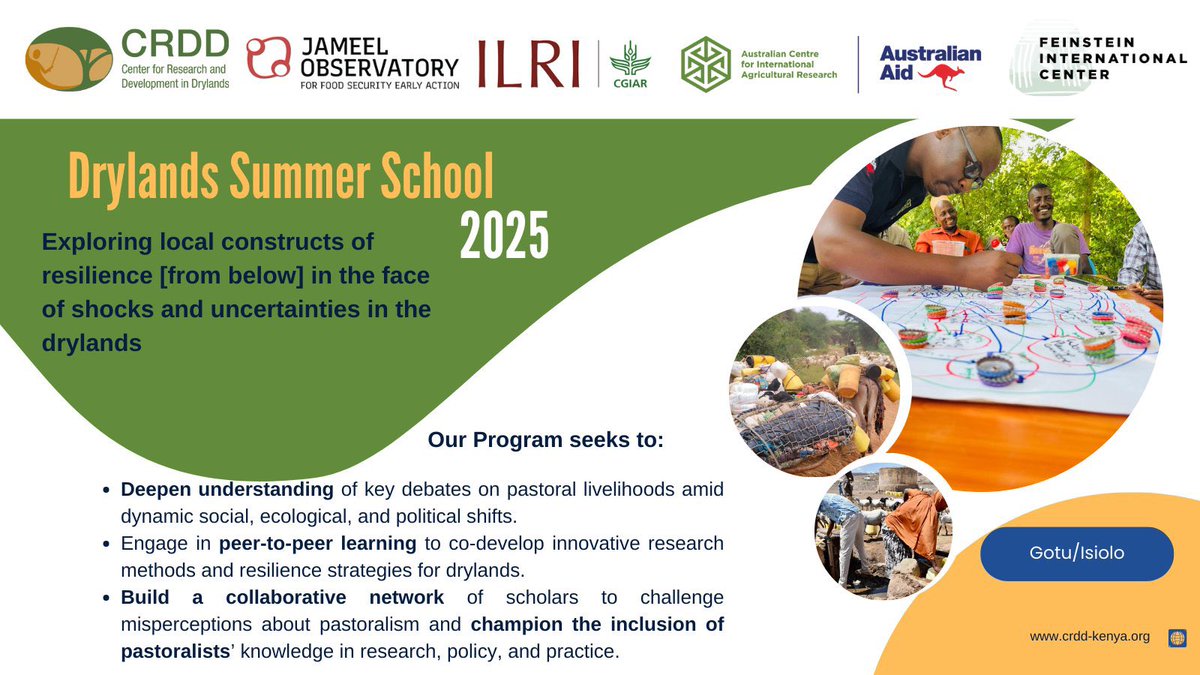Community Jameel (@communityjameel) on Twitter photo Congratulations <a href="/CRDD_kenya/">Center for Research and Development in Drylands</a>, the Jameel Observatory, <a href="/FeinsteinIntCen/">Feinstein International Center</a> and all partners, and especially those involved in the school, including <a href="/GuyoMalichaRob1/">Guyo Malicha Roba, PhD</a> <a href="/peterballantyne/">peterballantyne</a> <a href="/HusseinTwario/">Hussein T. Wario, PhD.</a> <a href="/rahmah2017/">Rahma hassan</a> <a href="/WachWachira/">Jackson Wachira</a> and many more Congratulations <a href="/CRDD_kenya/">Center for Research and Development in Drylands</a>, the Jameel Observatory, <a href="/FeinsteinIntCen/">Feinstein International Center</a> and all partners, and especially those involved in the school, including <a href="/GuyoMalichaRob1/">Guyo Malicha Roba, PhD</a> <a href="/peterballantyne/">peterballantyne</a> <a href="/HusseinTwario/">Hussein T. Wario, PhD.</a> <a href="/rahmah2017/">Rahma hassan</a> <a href="/WachWachira/">Jackson Wachira</a> and many more