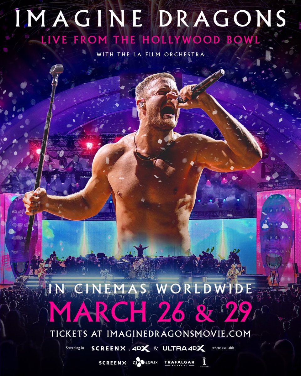 OfficialDan112's tweet photo. #ImagineDragonsMovie comes to cinemas worldwide March 26 &amp; 29. tickets available now.

https://t.co/oaLqHnkzVH https://t.co/19wyB798Mi