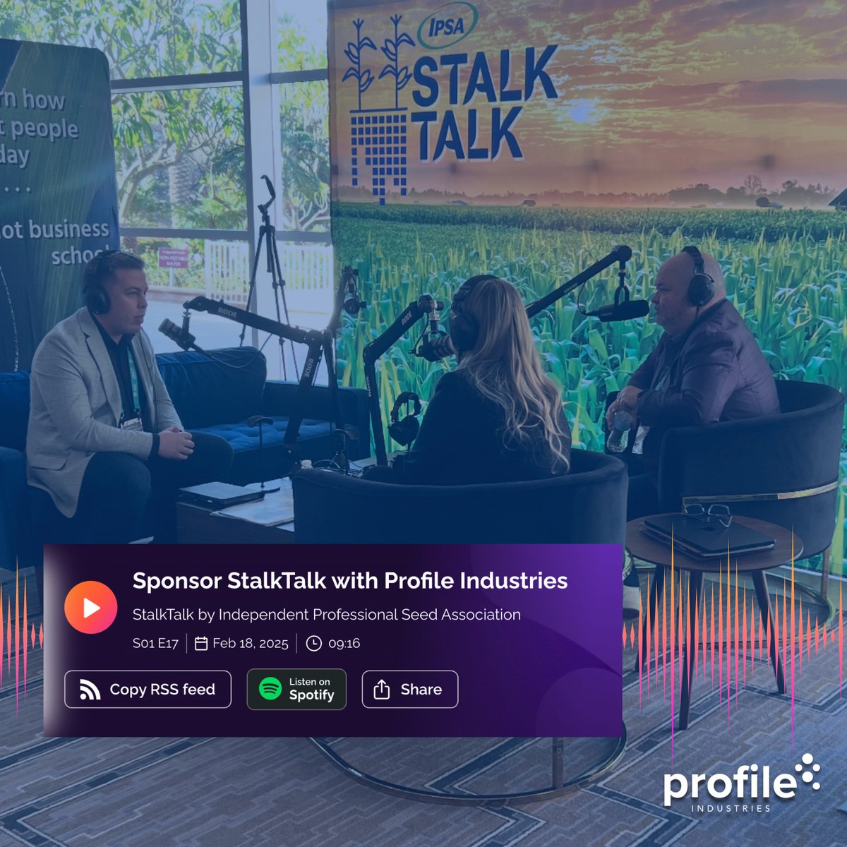 Last month at the IPSA conference, Tommy Saatzer joined Cat Frans and Todd Martin for an enlightening episode of Stalk Talk. Check out their conversation about the innovative marketing strategies at Profile Industries, like using donuts to demonstrate products and attract atte...