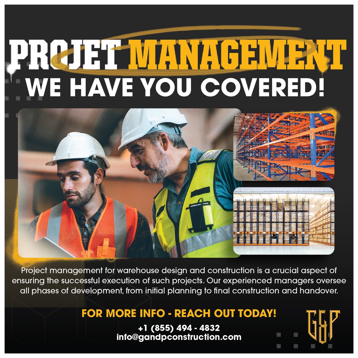 GP_Turnkey's tweet image. 🚧 Warehouse Project Management, Done Right 🚀

From planning to final handover, our expert project managers ensure your warehouse design and construction stay on track, on budget, and built to spec. 

#WarehouseDesign #ProjectManagement  #OptimizedSolutions