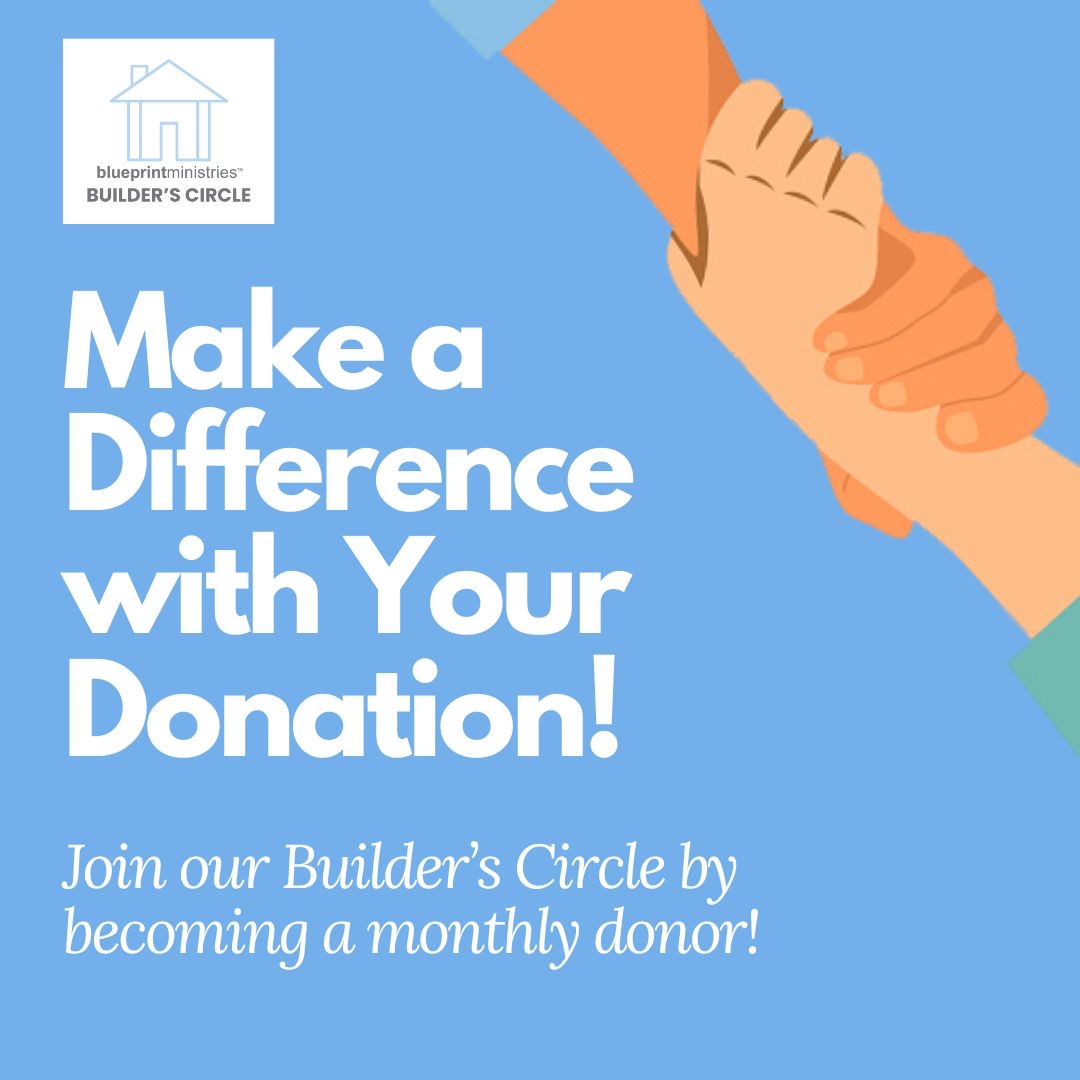 BlueprintMin's tweet photo. We would love for you to join our Builder’s Circle by becoming a monthly donor! Click the link to learn more and join our Builder’s Circle today!

https://t.co/XRjo1DIF9x

#blueprintministries #BuildersCircle #donate #monthly #donor #mission #restoringhomes #restoringhope https://t.co/Mo3PDyrqPW