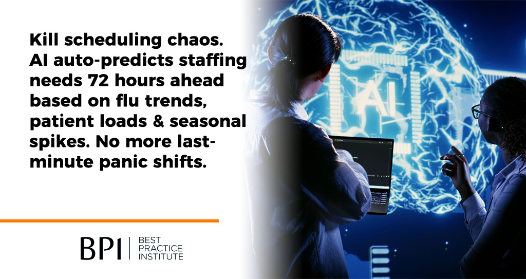 Kill scheduling chaos. AI auto-predicts staffing needs 72 hours ahead based on flu trends, patient loads &amp; seasonal spikes. No more last-minute panic shifts. 
hubs.li/Q037Zx0X0