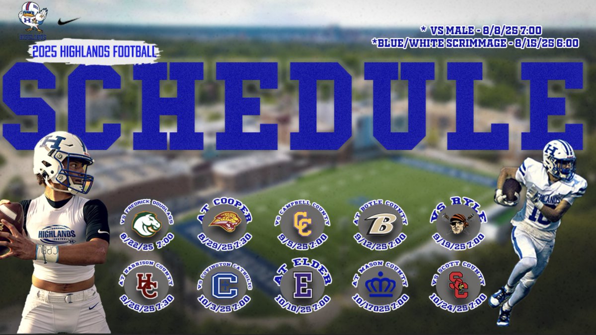 2025 Football Schedule