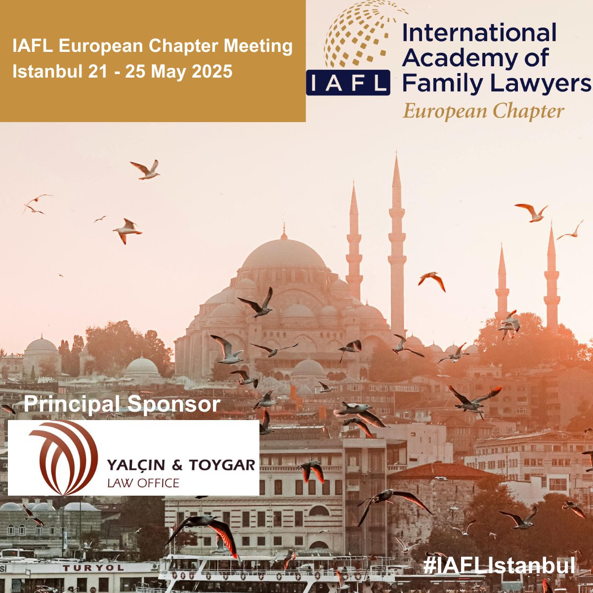 The countdown begins! 12 weeks today 200 + Fellows of <a href="/IAFL_FamLaw/">IAFL</a> and their guests will be starting to travel to the only city in the world that straddles two continents, Asia and Europe, in preparation Thank you to our Principal Sponsor <a href="/YTLawOffice/">Yalçın Toygar Hukuk Bürosu</a> 
iafl.com/events/events/…
