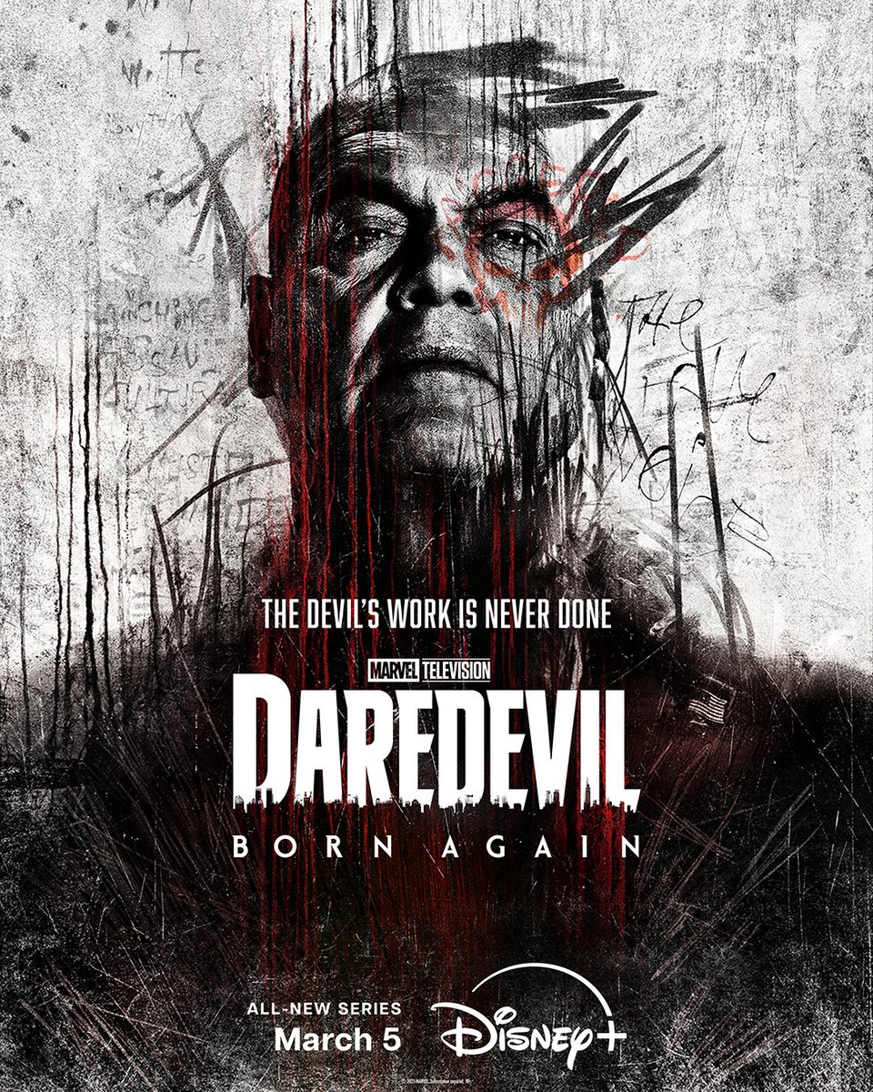Grace and retribution.

In one week, Marvel Television's all-new series #daredevilbornagain premieres March 4th.

Only on Disney+