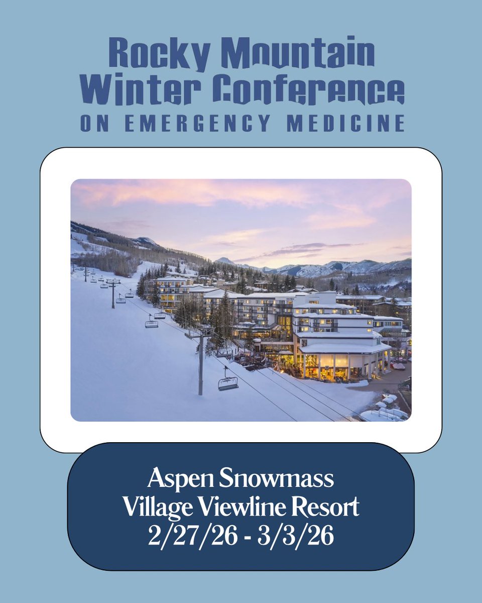 #RMWC2025 was one for the books! 🏔️🚑

Incredible learning, epic adventures, and unforgettable connections. Can’t wait to see you all next year at… drumroll please 🥁✨

 #MedEd #emergency #emergencymedicine #emergencymedicineconference