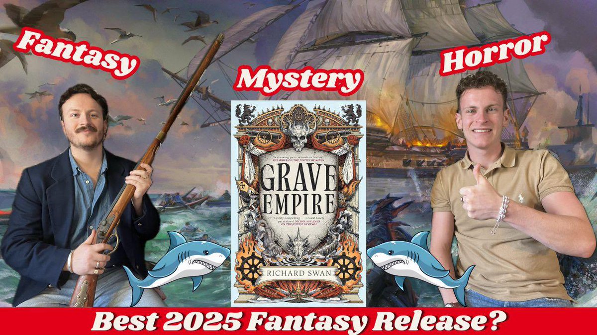 Brother William Gwynne (@thewolfandcrow1) on Twitter photo Latest review on The Brothers Gwynne is of Grave Empire by <a href="/Richard_S_Swan/">Richard Swan (updates only)</a>. Mermen riding armoured sharks, mysteries abound and flintlock warfare… what more could you ask for?
Full review linked - youtu.be/6MnDDvRwSAo?si… Latest review on The Brothers Gwynne is of Grave Empire by <a href="/Richard_S_Swan/">Richard Swan (updates only)</a>. Mermen riding armoured sharks, mysteries abound and flintlock warfare… what more could you ask for?
Full review linked - youtu.be/6MnDDvRwSAo?si…