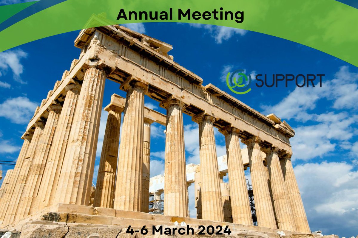 📌The SUPPORT Annual Meeting is just around the corner! From March 4-6, our consortium will gather in Athens! 🌱

This event marks the midpoint of the project, making it a key moment to reflect on achievements and refine our strategies for the future.🔍