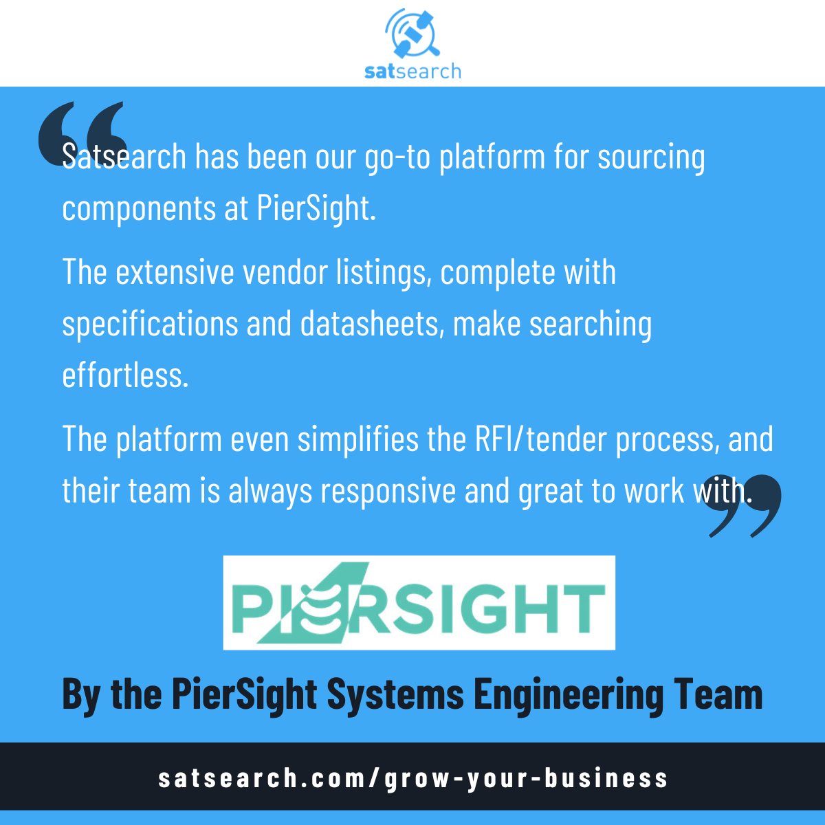 Another great testimonial from some of our amazing users, the Systems Engineering team at <a href="/piersightspace/">PierSight</a>